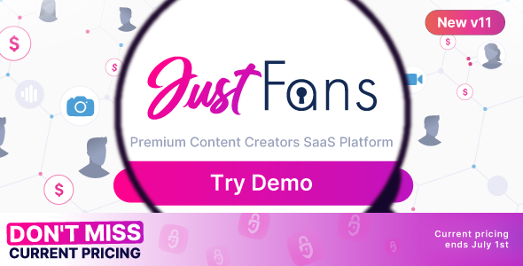 JustFans   – Premium Content Creators SaaS platform