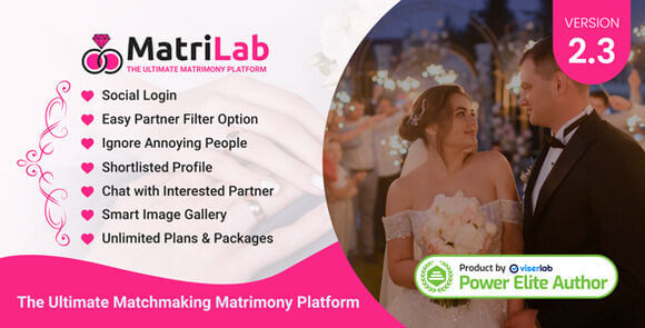 MatriLab v2.3  – Ultimate Matchmaking Matrimony Platform Script