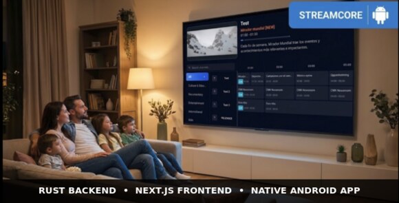 StreamCore v1.2.0 – IPTV/OTT Platform with Reseller Panel & Android TV App Source